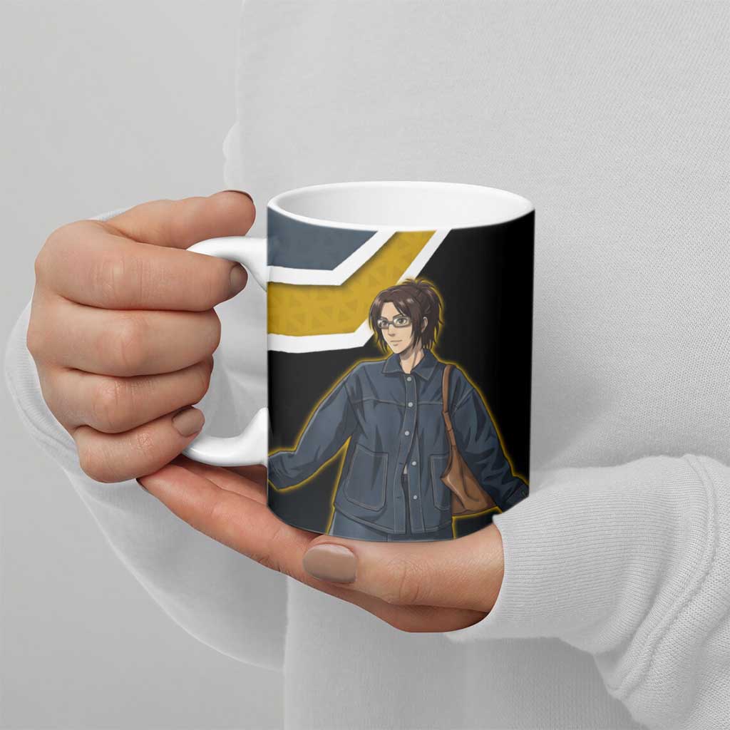 Zoe Hange Attack on Titan Ceramic Mug Anime Urban Chic Illustration