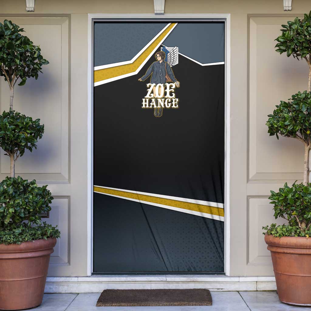 Zoe Hange Attack on Titan Door Cover Anime Urban Chic Illustration