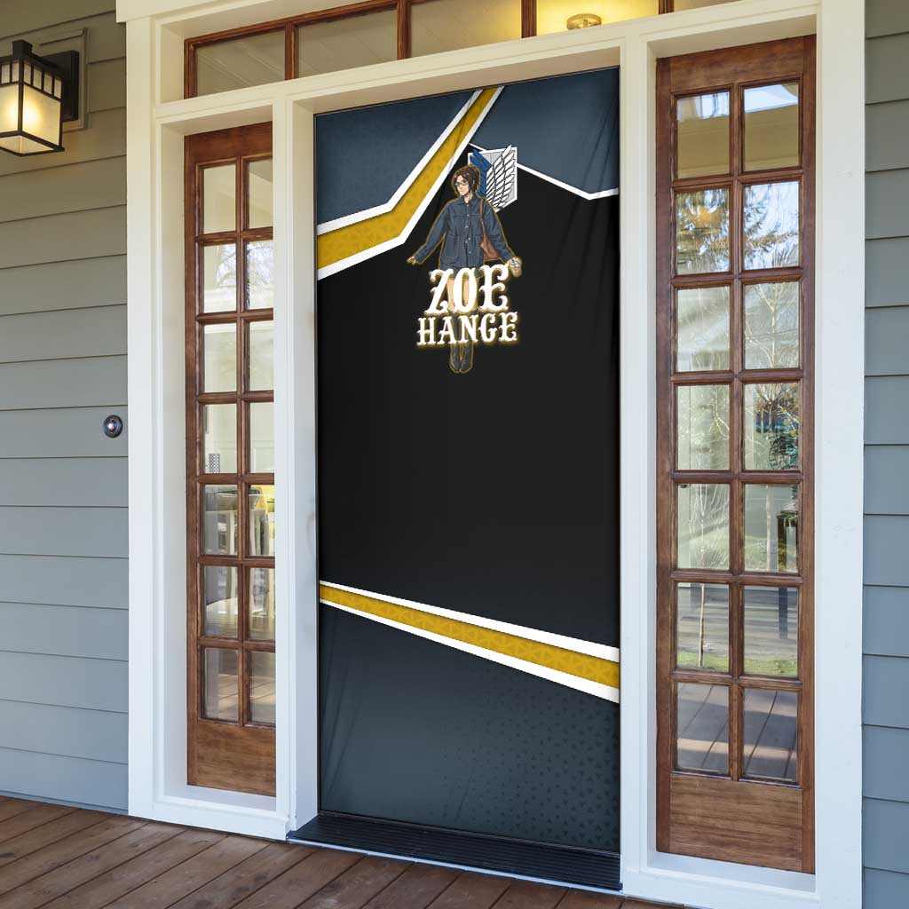 Zoe Hange Attack on Titan Door Cover Anime Urban Chic Illustration