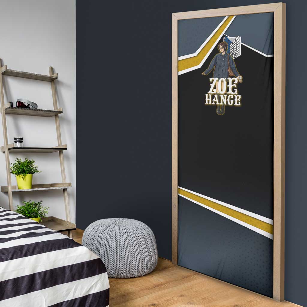 Zoe Hange Attack on Titan Door Cover Anime Urban Chic Illustration