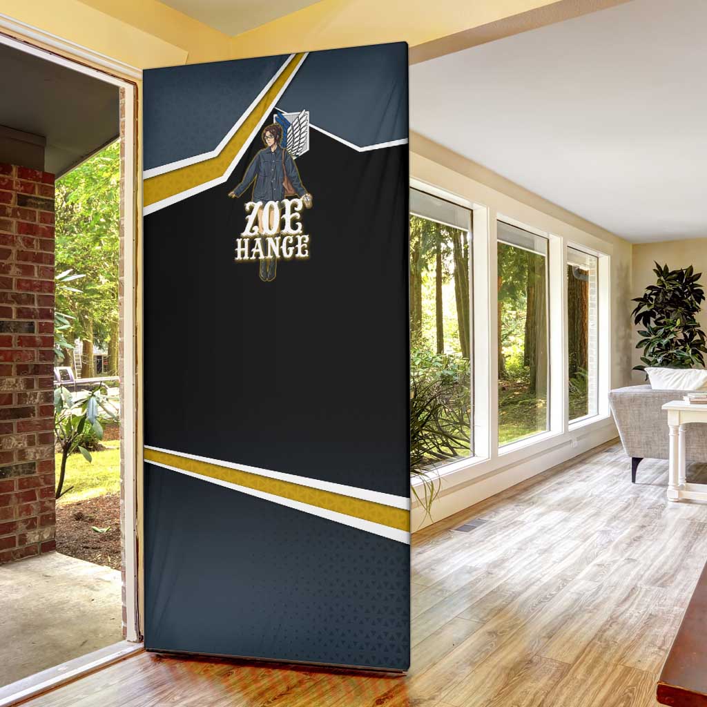 Zoe Hange Attack on Titan Door Cover Anime Urban Chic Illustration