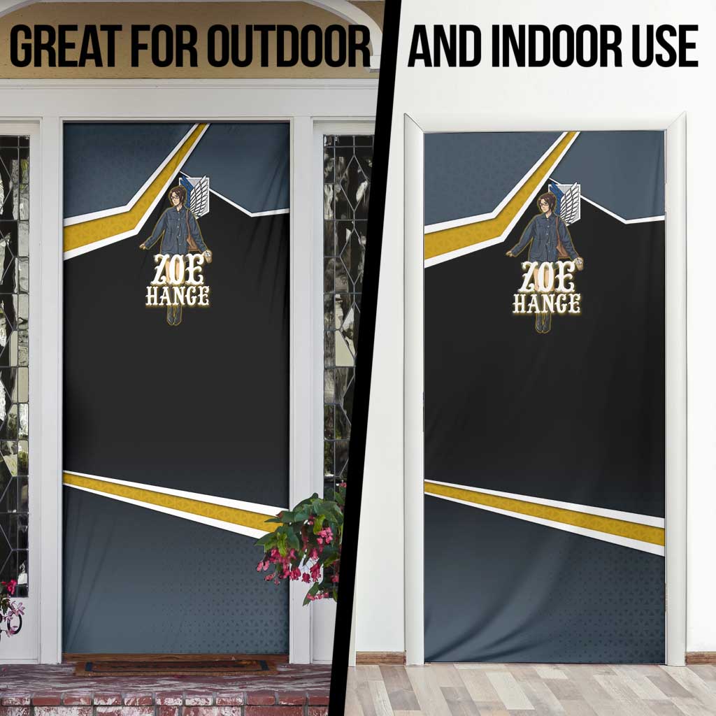 Zoe Hange Attack on Titan Door Cover Anime Urban Chic Illustration