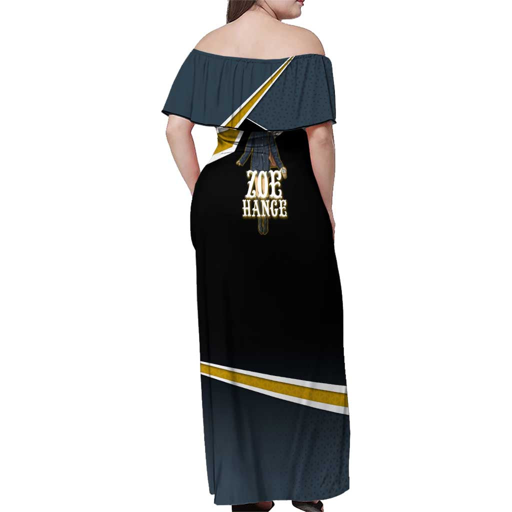 Zoe Hange Attack on Titan Family Matching Off Shoulder Maxi Dress and Hawaiian Shirt Anime Urban Chic Illustration