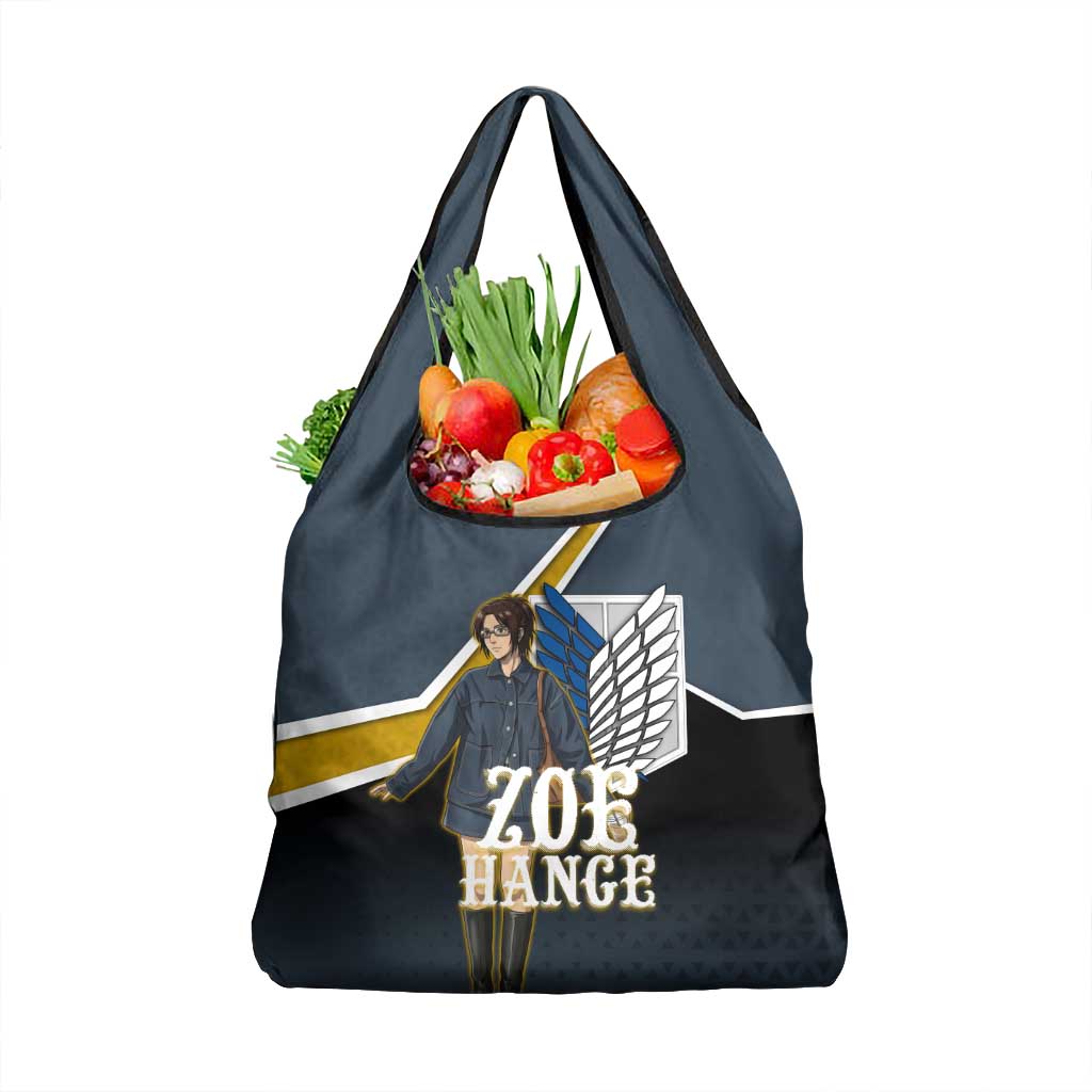 Zoe Hange Attack on Titan Grocery Bag Anime Urban Chic Illustration