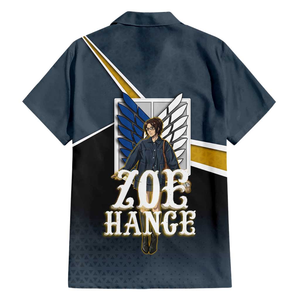 Zoe Hange Attack on Titan Hawaiian Shirt Anime Urban Chic Illustration