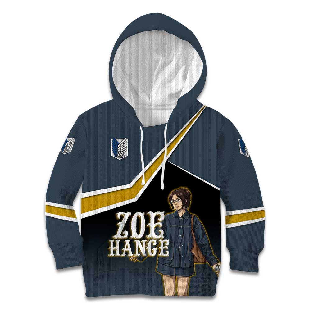 Zoe Hange Attack on Titan Kid Hoodie Anime Urban Chic Illustration