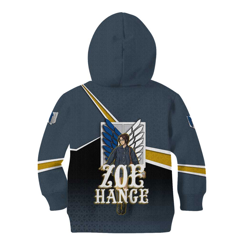 Zoe Hange Attack on Titan Kid Hoodie Anime Urban Chic Illustration