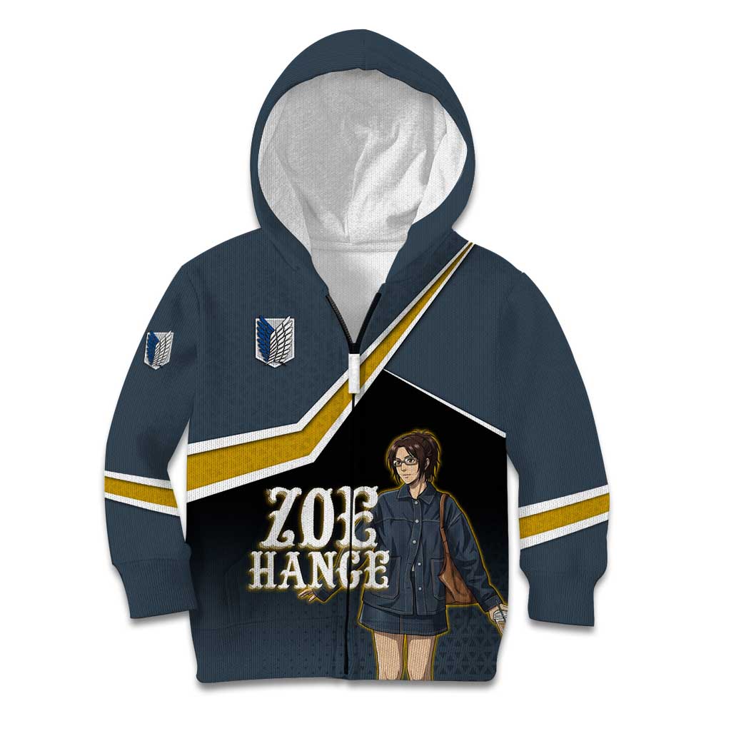 Zoe Hange Attack on Titan Kid Hoodie Anime Urban Chic Illustration