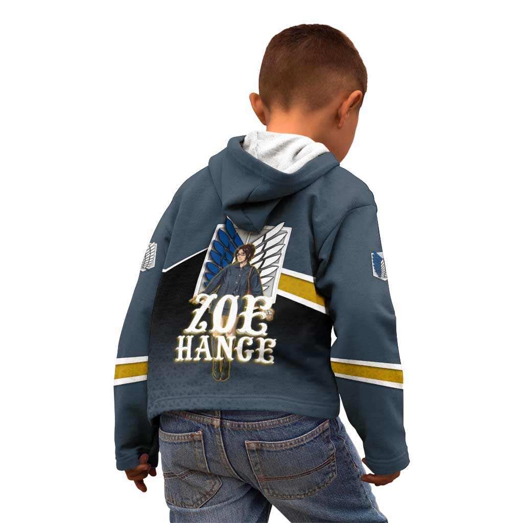 Zoe Hange Attack on Titan Kid Hoodie Anime Urban Chic Illustration
