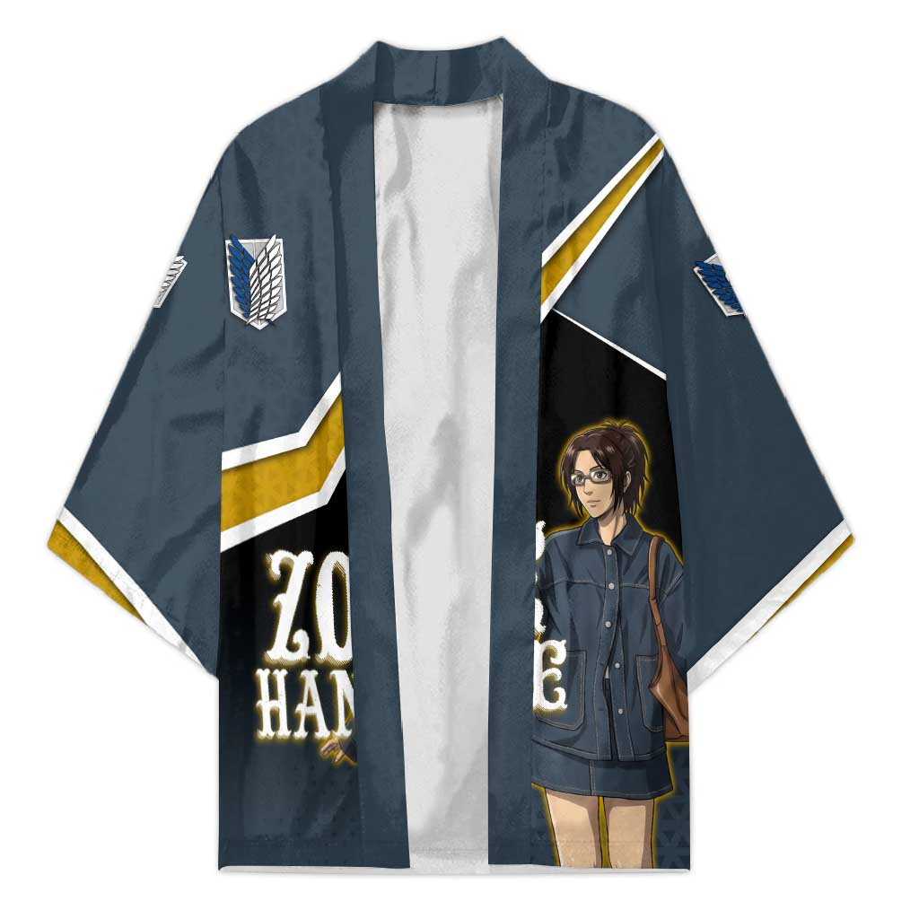 Zoe Hange Attack on Titan Kimono Anime Urban Chic Illustration