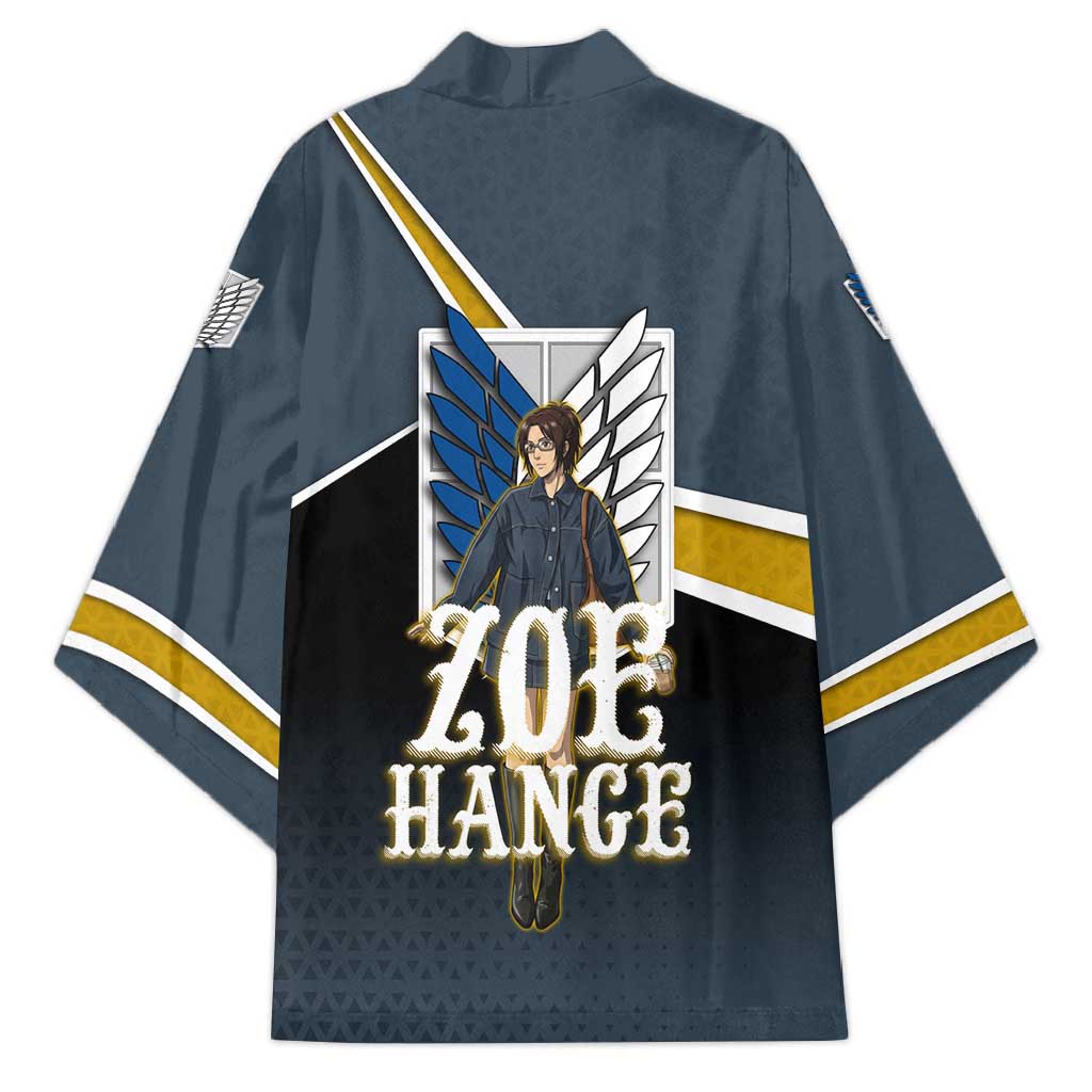 Zoe Hange Attack on Titan Kimono Anime Urban Chic Illustration