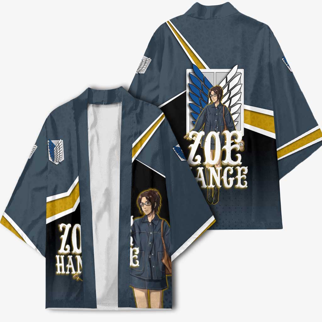 Zoe Hange Attack on Titan Kimono Anime Urban Chic Illustration