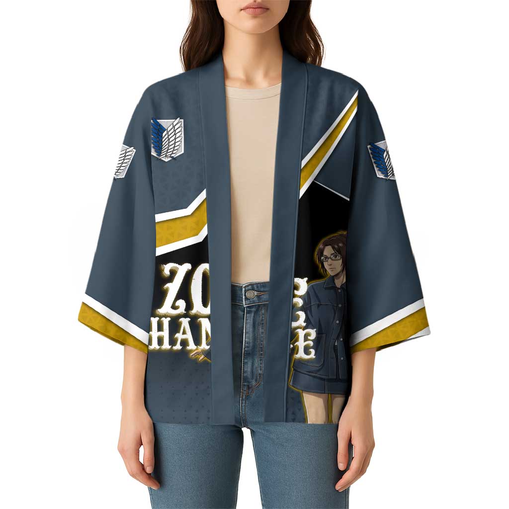 Zoe Hange Attack on Titan Kimono Anime Urban Chic Illustration