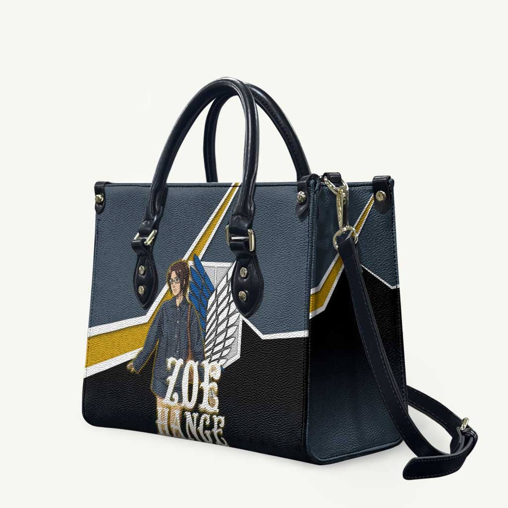 Zoe Hange Attack on Titan Leather Bag Anime Urban Chic Illustration