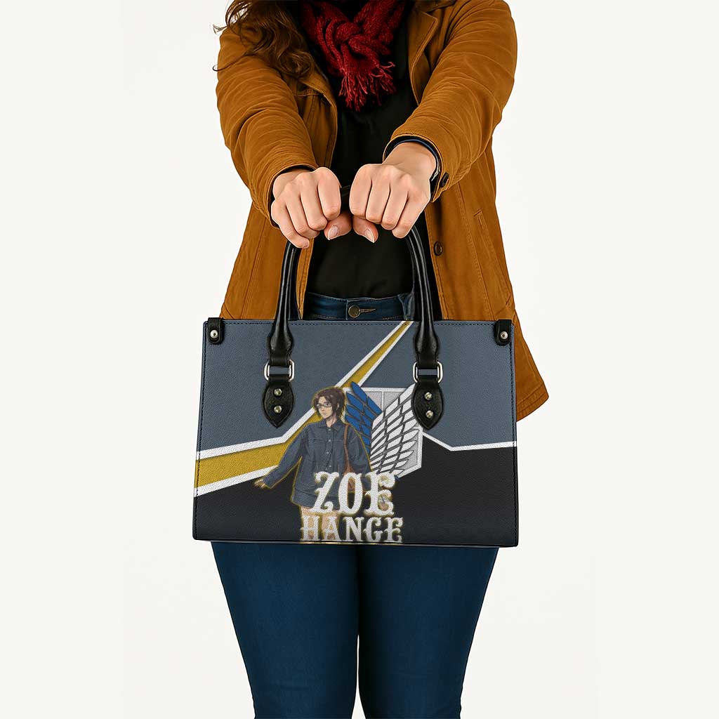 Zoe Hange Attack on Titan Leather Bag Anime Urban Chic Illustration