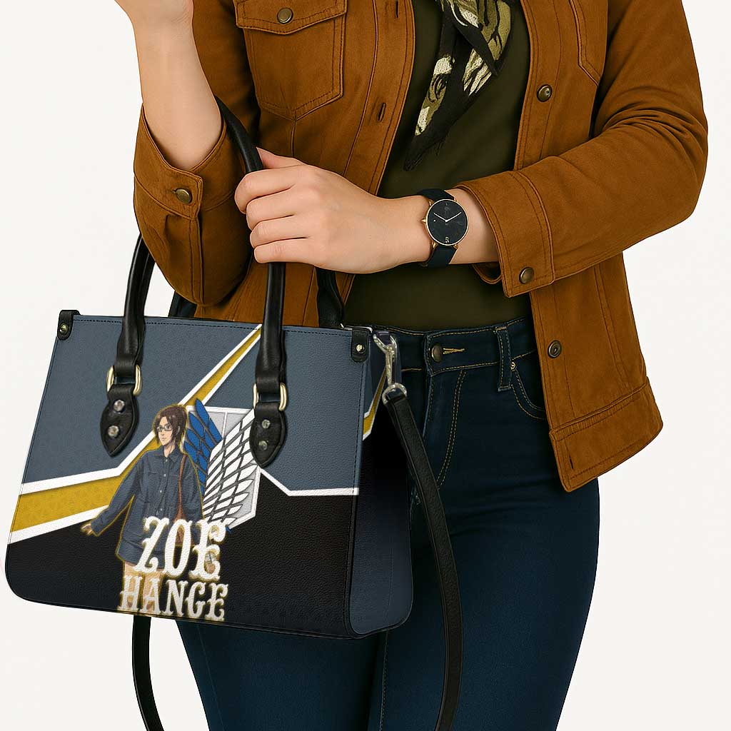 Zoe Hange Attack on Titan Leather Bag Anime Urban Chic Illustration