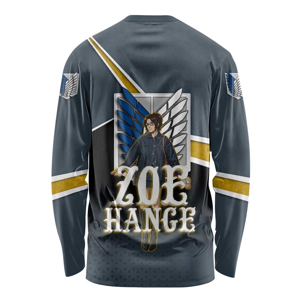 Zoe Hange Attack on Titan Long Sleeve Shirt Anime Urban Chic Illustration