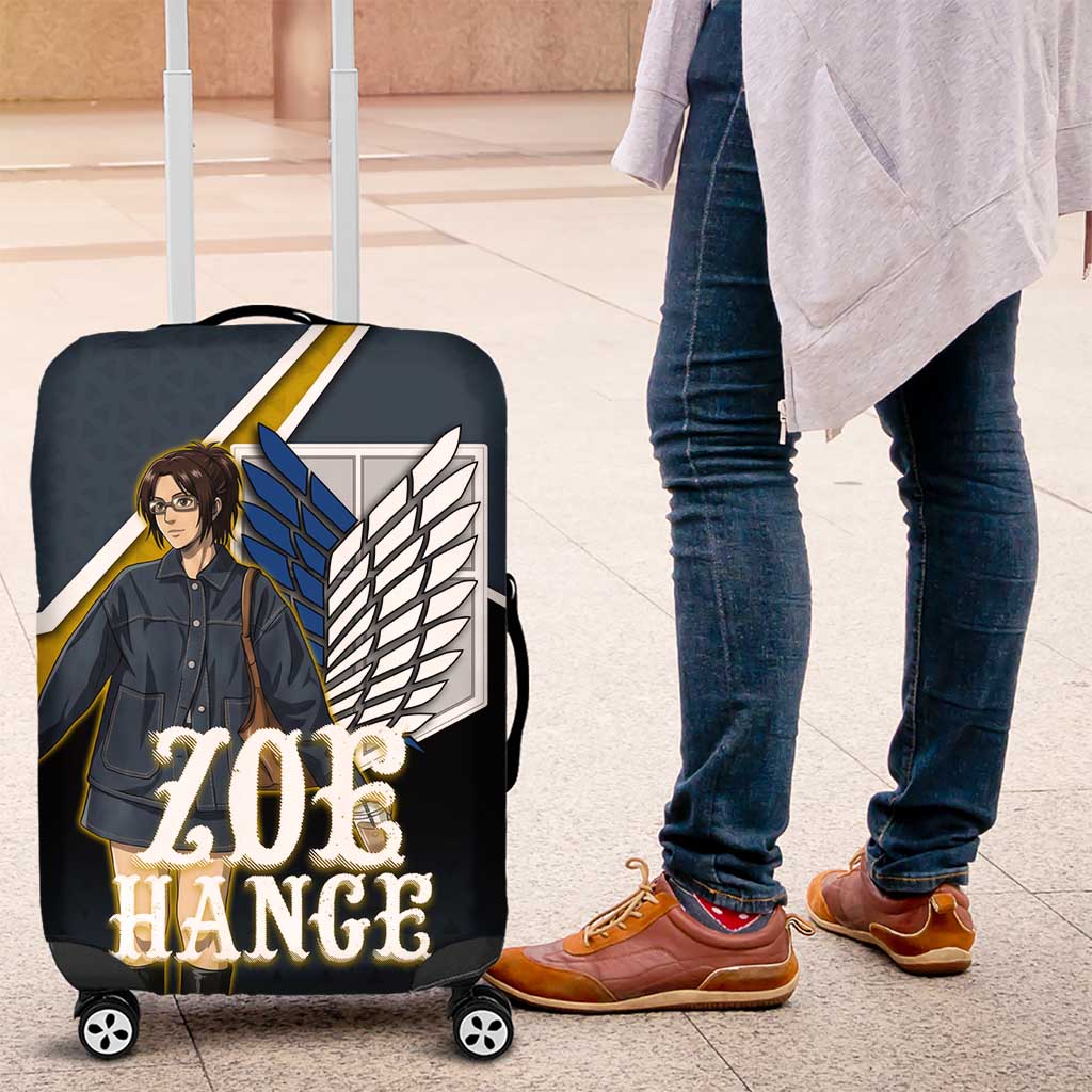 Zoe Hange Attack on Titan Luggage Cover Anime Urban Chic Illustration