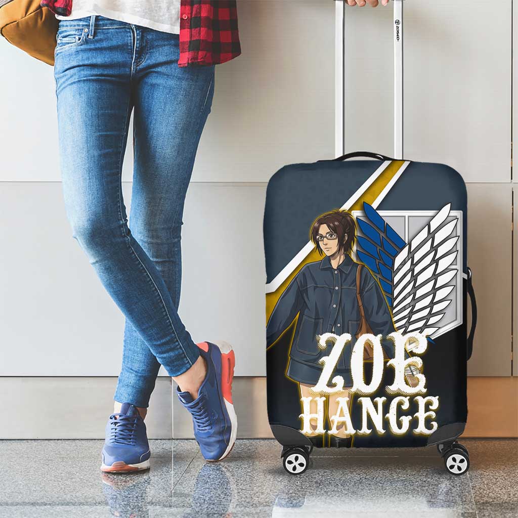 Zoe Hange Attack on Titan Luggage Cover Anime Urban Chic Illustration