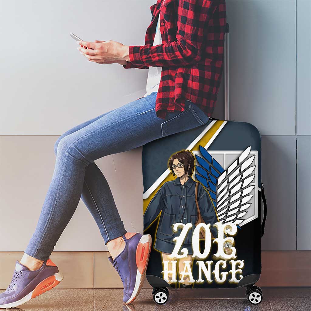 Zoe Hange Attack on Titan Luggage Cover Anime Urban Chic Illustration