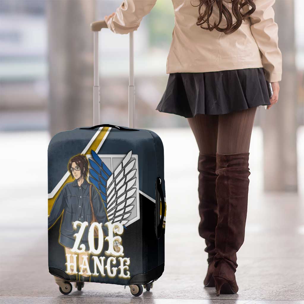 Zoe Hange Attack on Titan Luggage Cover Anime Urban Chic Illustration