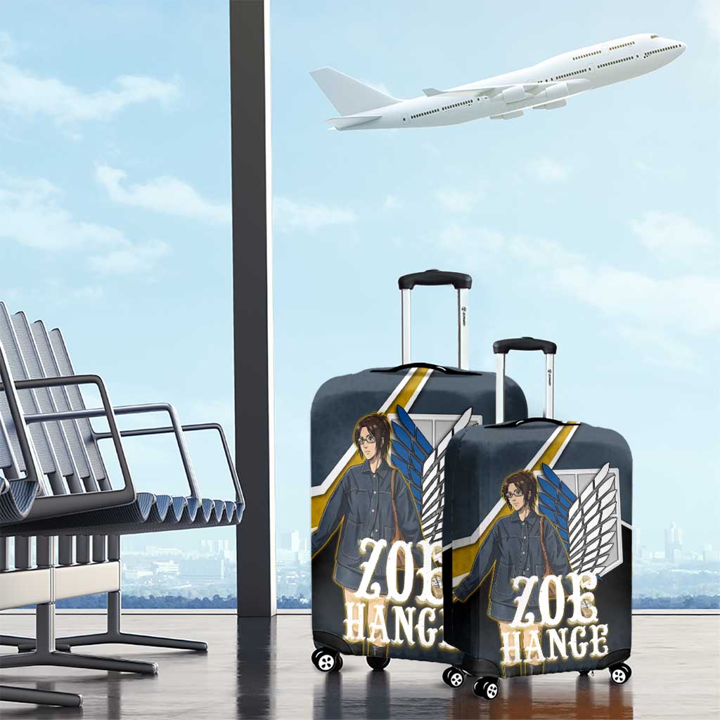 Zoe Hange Attack on Titan Luggage Cover Anime Urban Chic Illustration