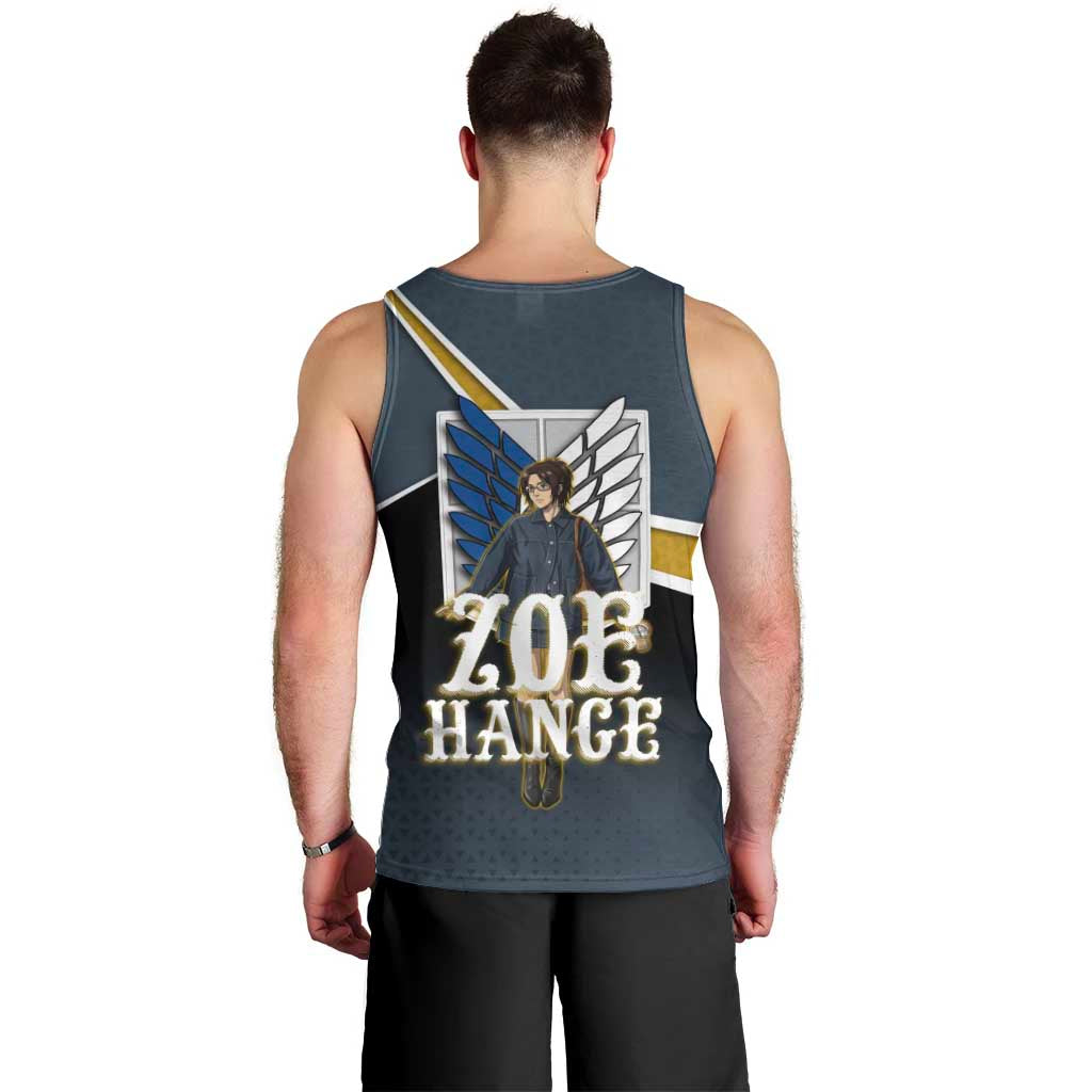 Zoe Hange Attack on Titan Men Tank Top Anime Urban Chic Illustration