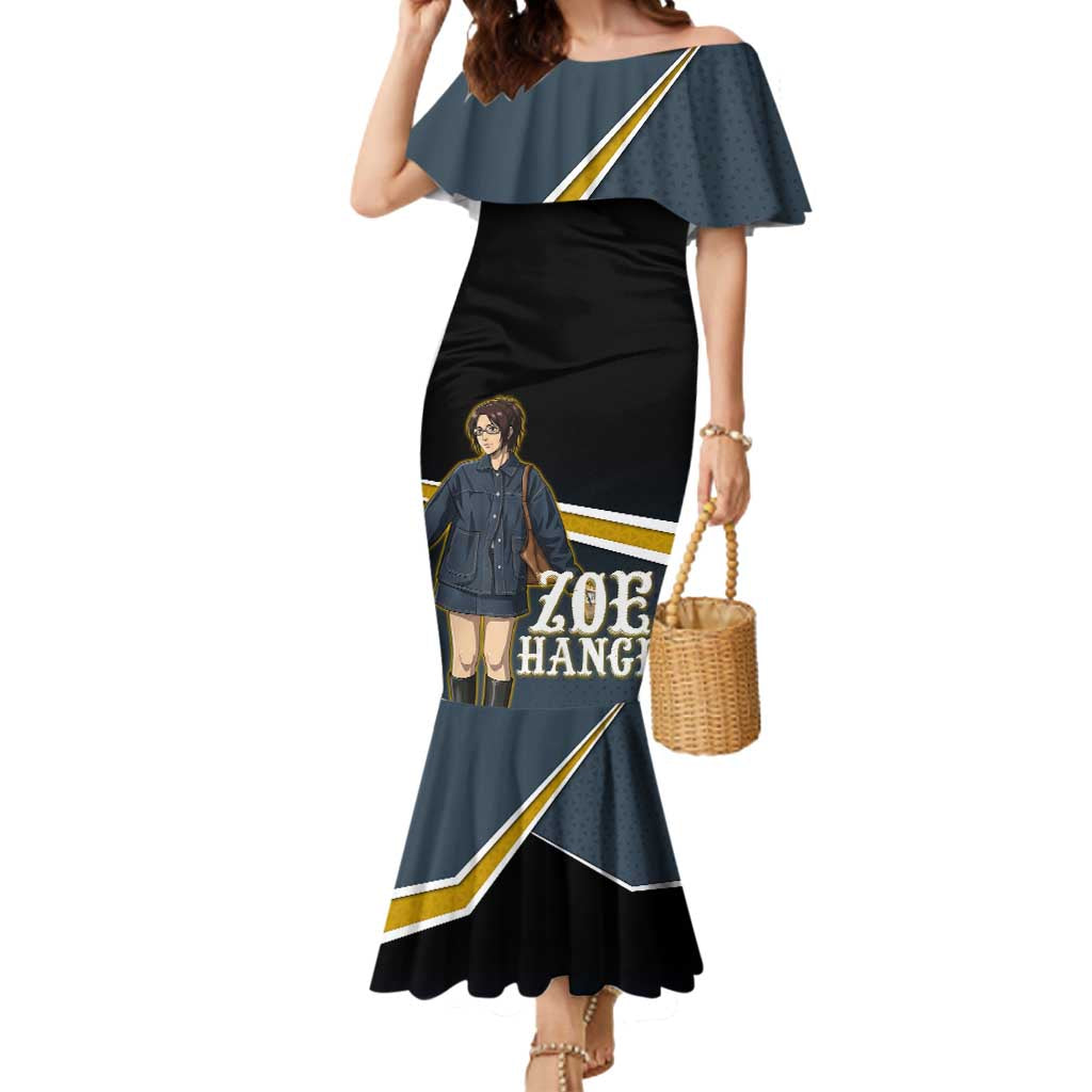 Zoe Hange Attack on Titan Mermaid Dress Anime Urban Chic Illustration