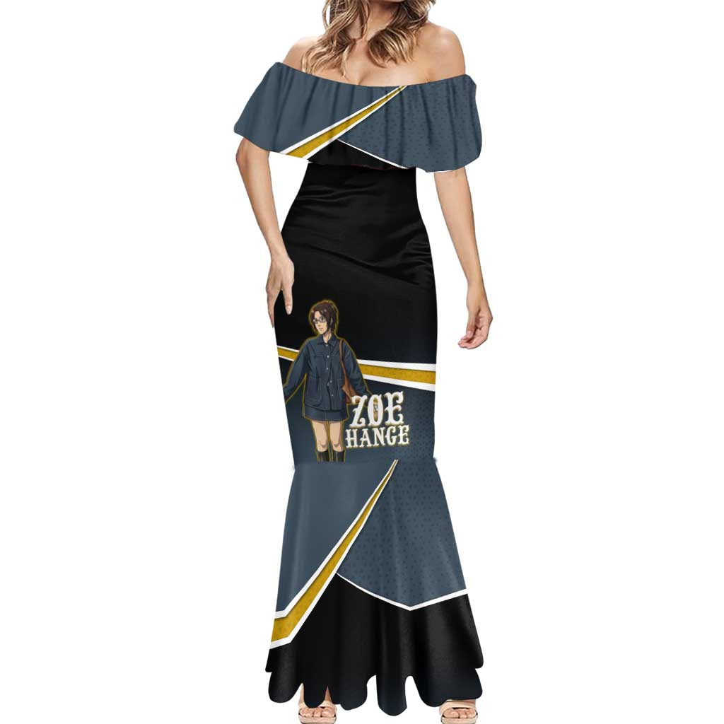 Zoe Hange Attack on Titan Mermaid Dress Anime Urban Chic Illustration