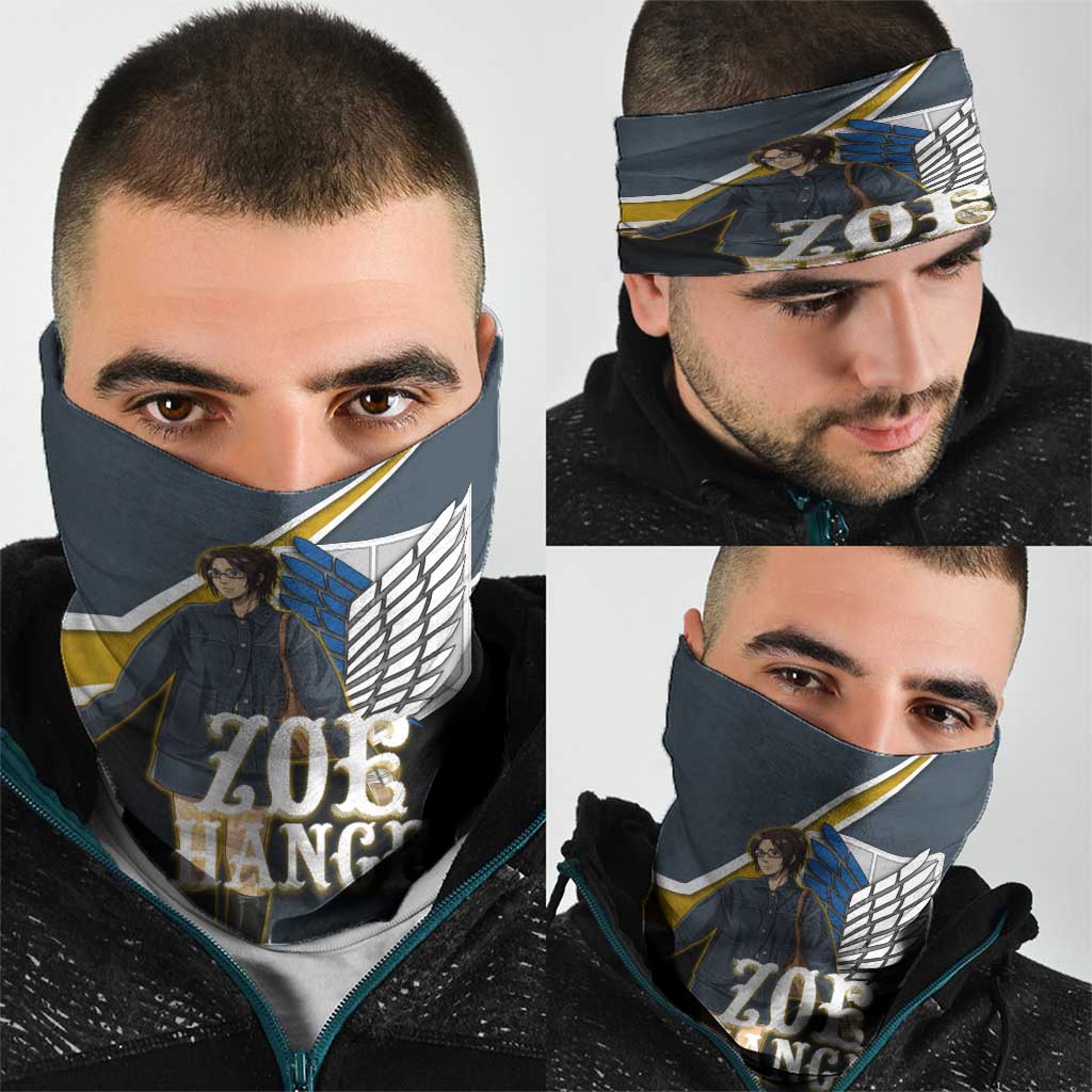 Zoe Hange Attack on Titan Neck Gaiter Anime Urban Chic Illustration