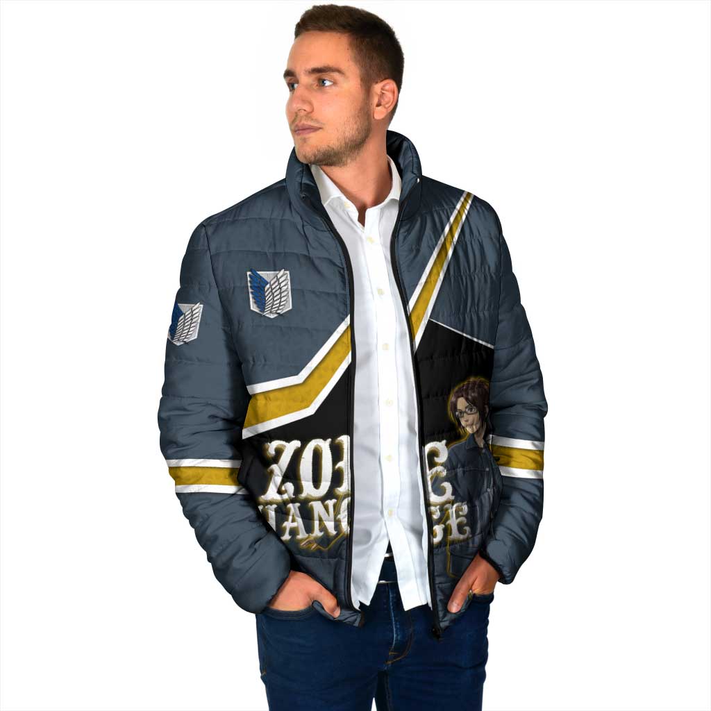 Zoe Hange Attack on Titan Padded Jacket Anime Urban Chic Illustration