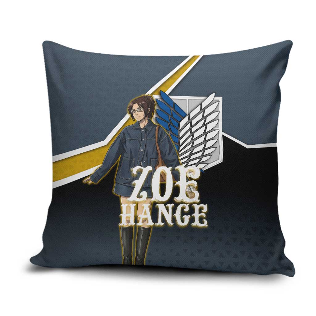 Zoe Hange Attack on Titan Pillow Cover Anime Urban Chic Illustration