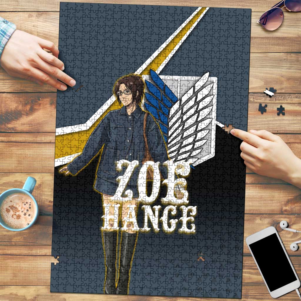 Zoe Hange Attack on Titan Puzzle Anime Urban Chic Illustration