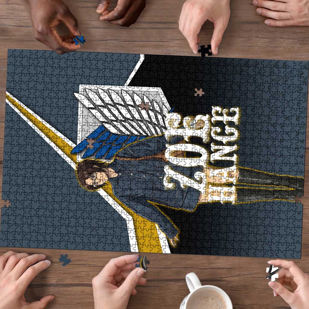 Zoe Hange Attack on Titan Puzzle Anime Urban Chic Illustration