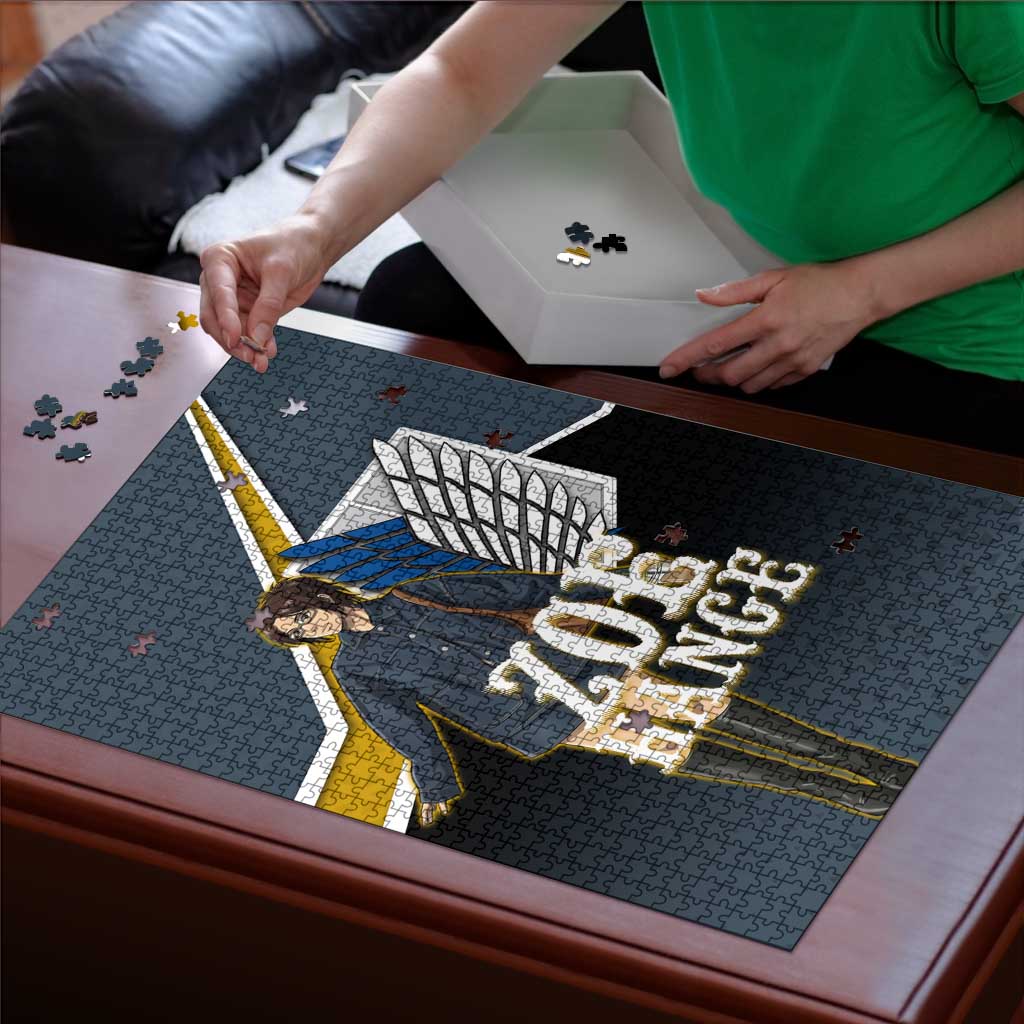 Zoe Hange Attack on Titan Puzzle Anime Urban Chic Illustration