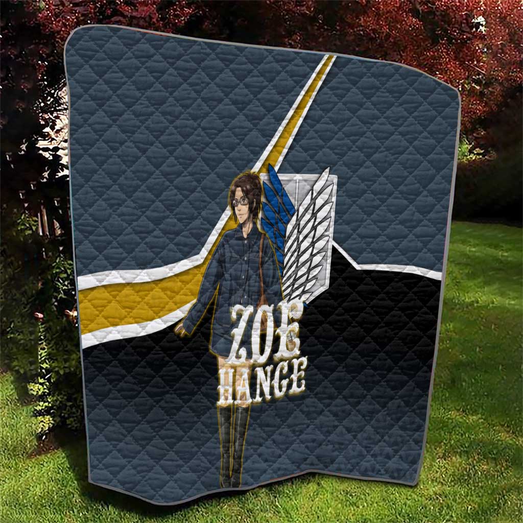 Zoe Hange Attack on Titan Quilt Anime Urban Chic Illustration