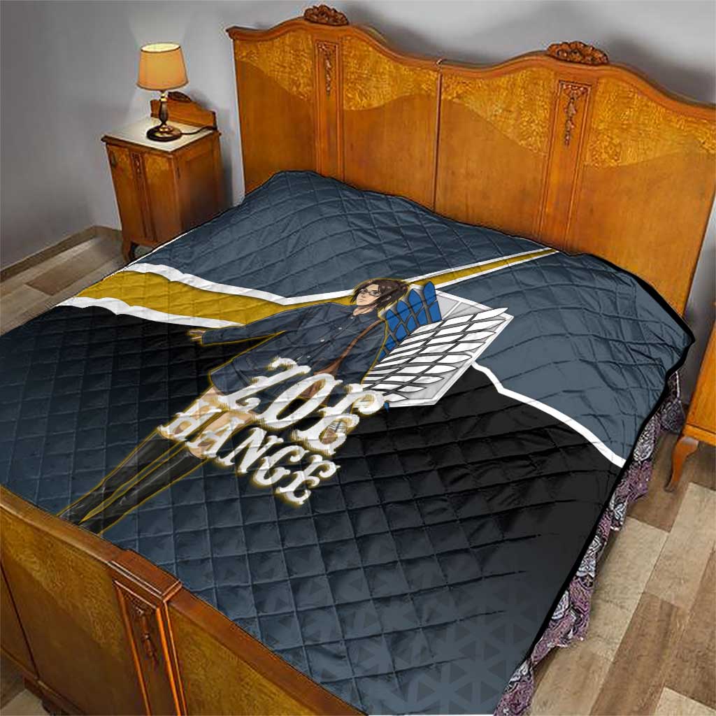 Zoe Hange Attack on Titan Quilt Anime Urban Chic Illustration