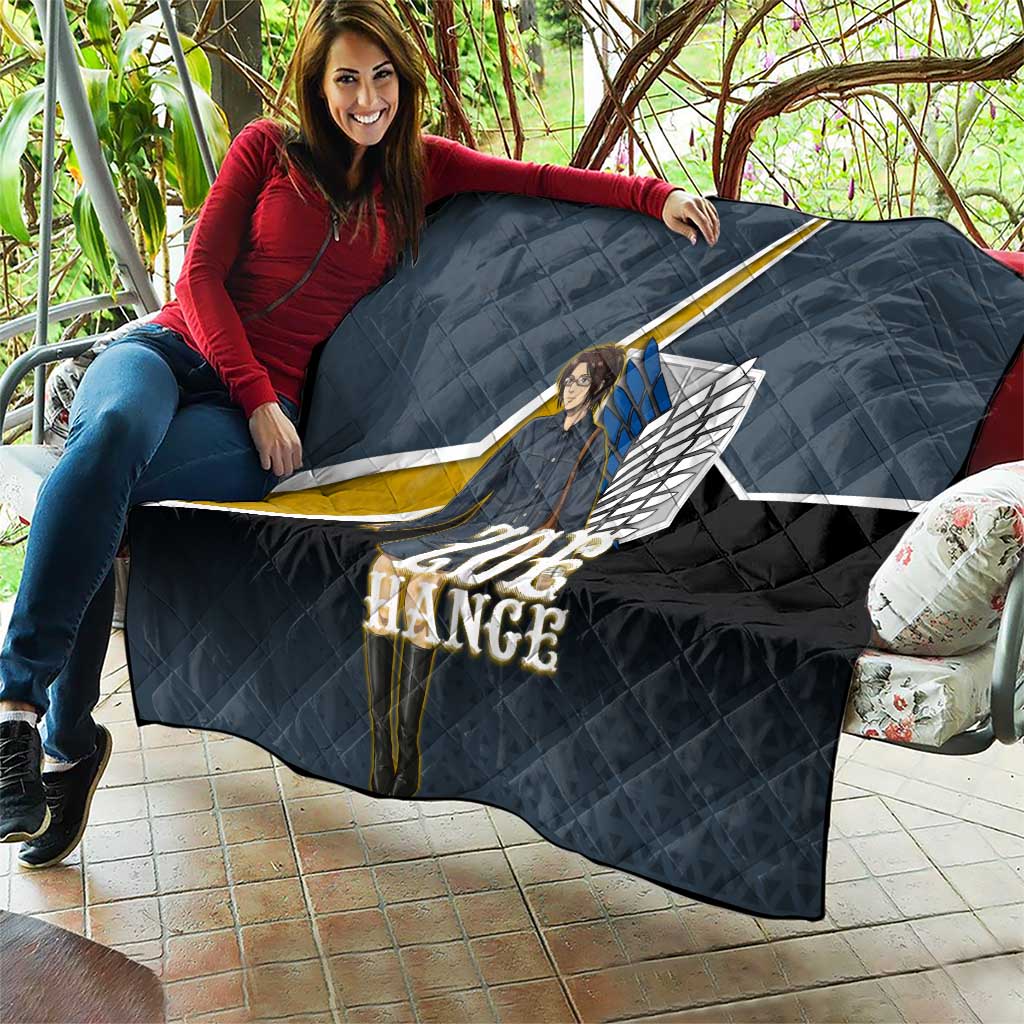 Zoe Hange Attack on Titan Quilt Anime Urban Chic Illustration