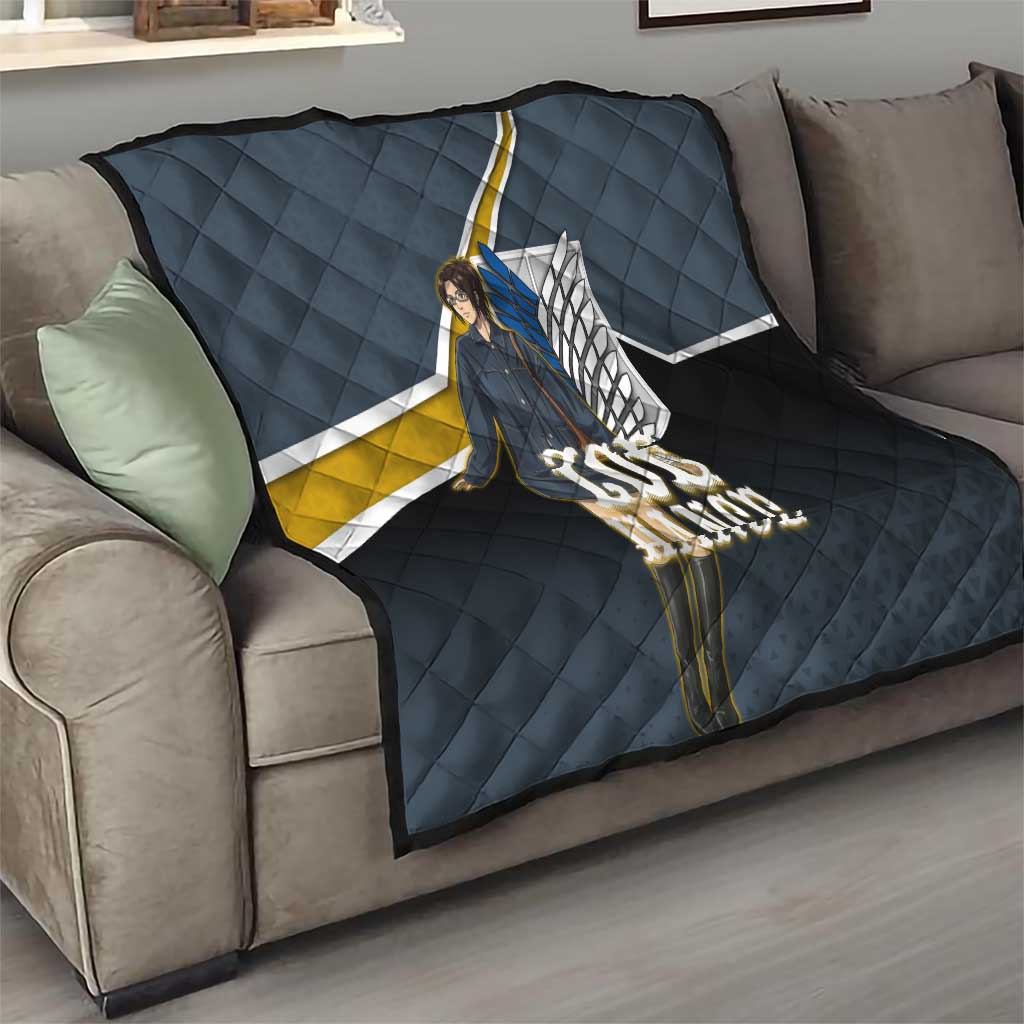 Zoe Hange Attack on Titan Quilt Anime Urban Chic Illustration