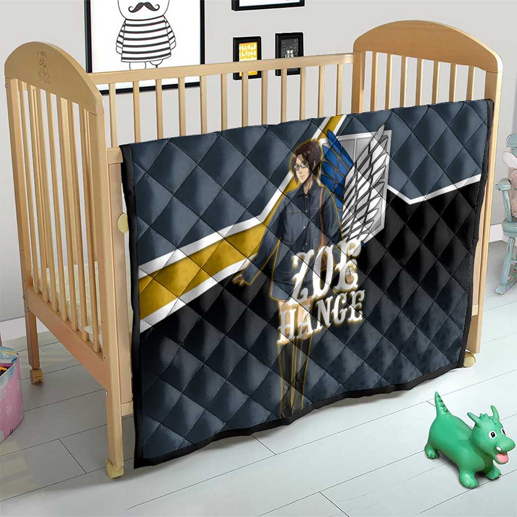 Zoe Hange Attack on Titan Quilt Anime Urban Chic Illustration
