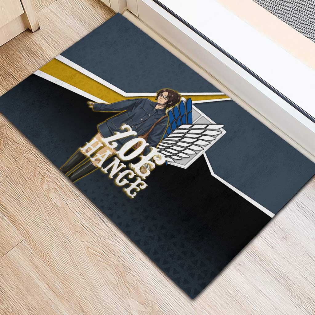 Zoe Hange Attack on Titan Rubber Doormat Anime Urban Chic Illustration