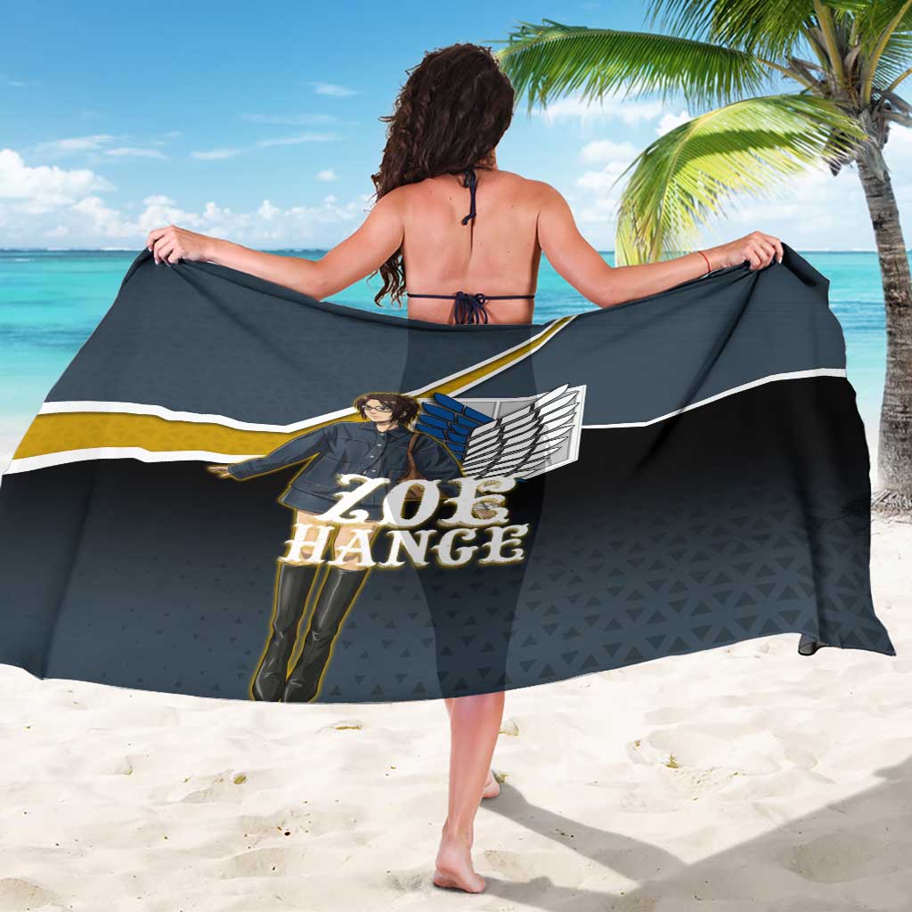Zoe Hange Attack on Titan Sarong Anime Urban Chic Illustration