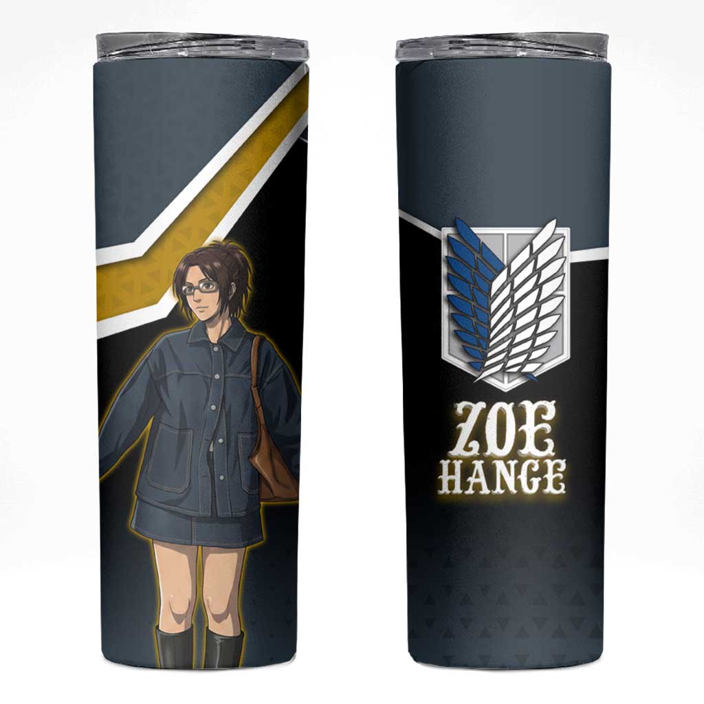 Zoe Hange Attack on Titan Skinny Tumbler Anime Urban Chic Illustration