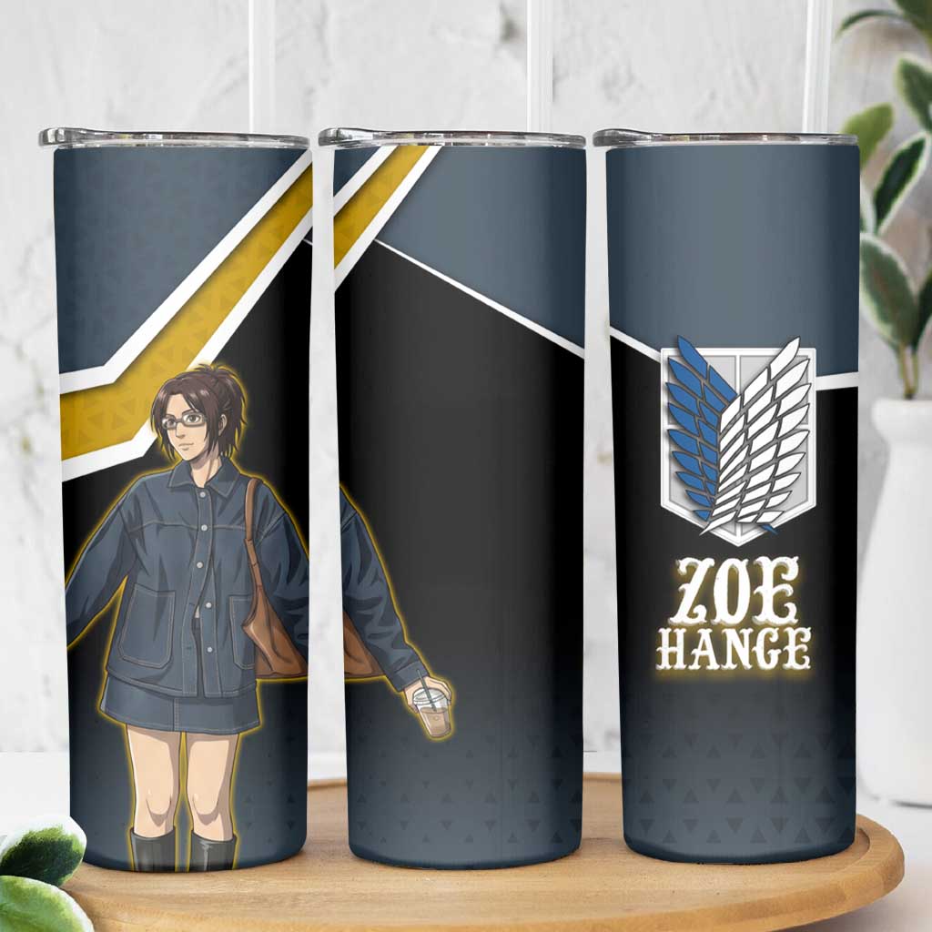 Zoe Hange Attack on Titan Skinny Tumbler Anime Urban Chic Illustration