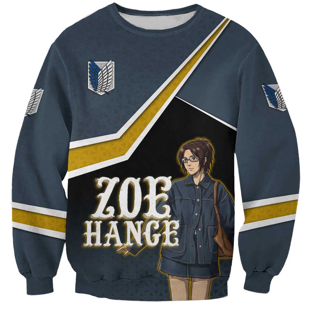 Zoe Hange Attack on Titan Sweatshirt Anime Urban Chic Illustration