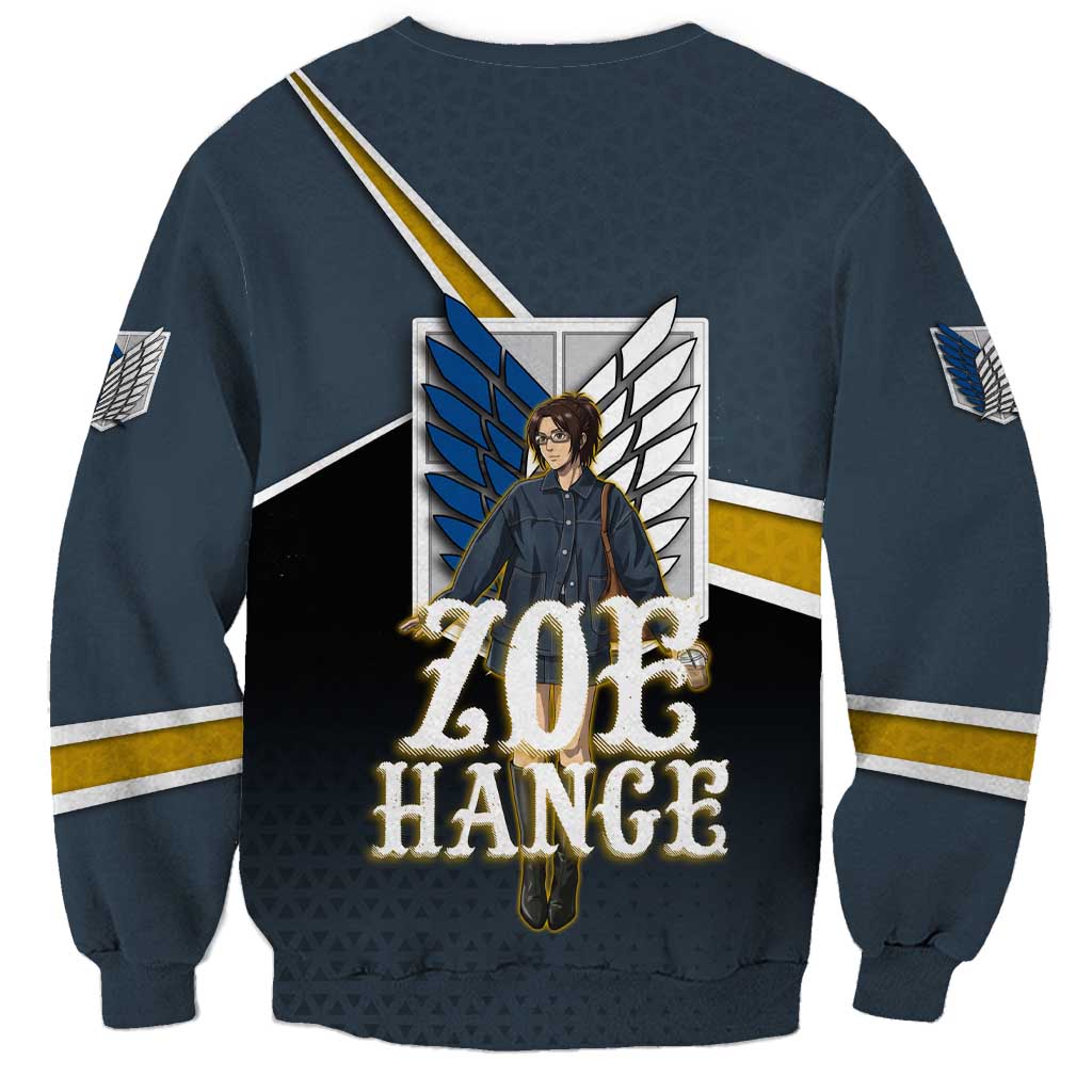 Zoe Hange Attack on Titan Sweatshirt Anime Urban Chic Illustration