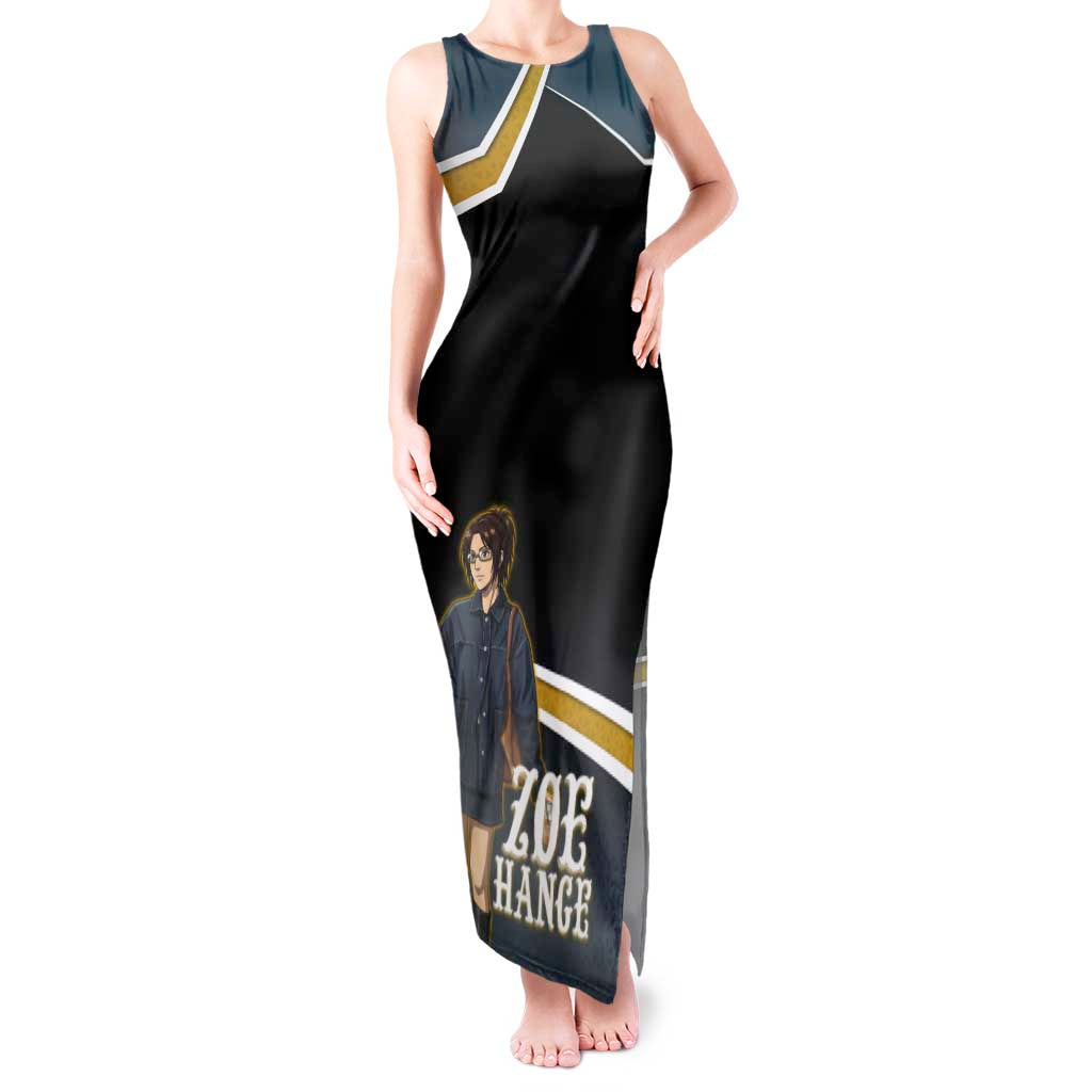 Zoe Hange Attack on Titan Tank Maxi Dress Anime Urban Chic Illustration