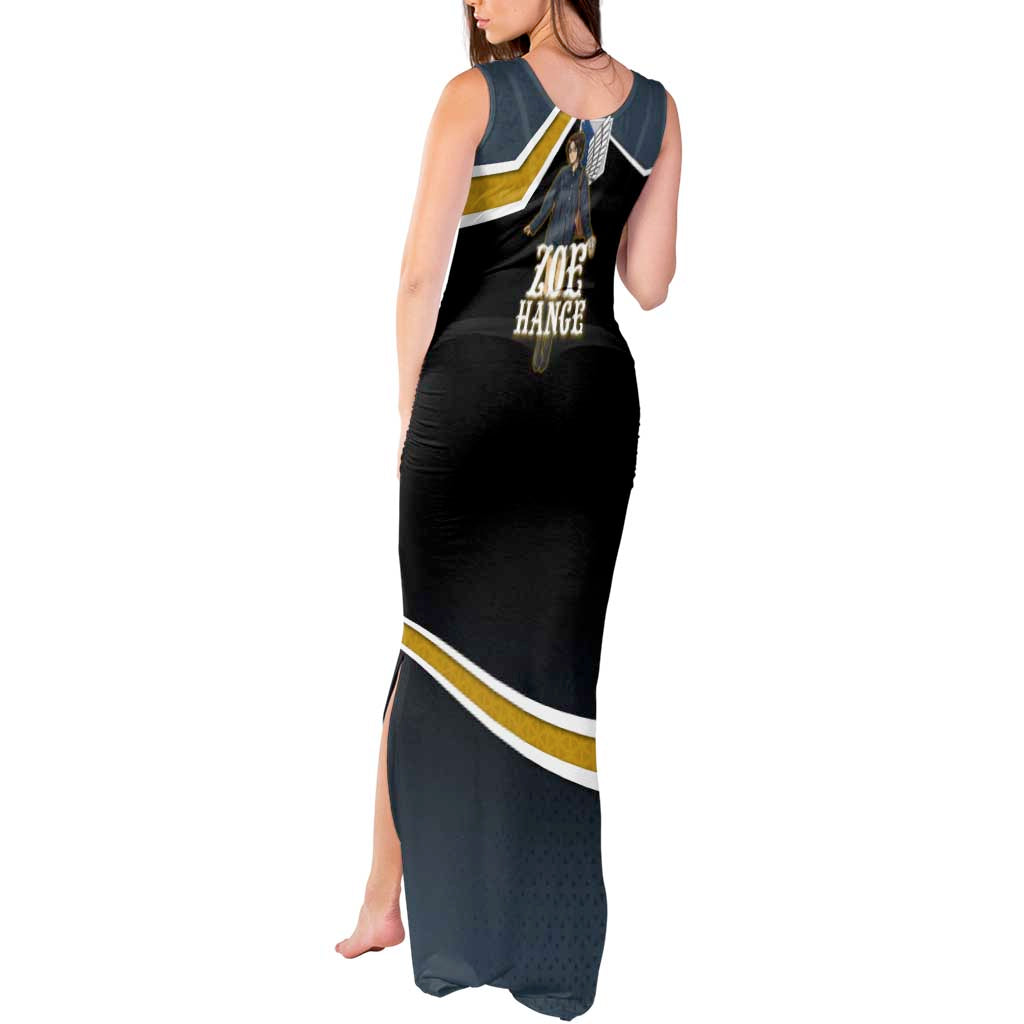 Zoe Hange Attack on Titan Tank Maxi Dress Anime Urban Chic Illustration
