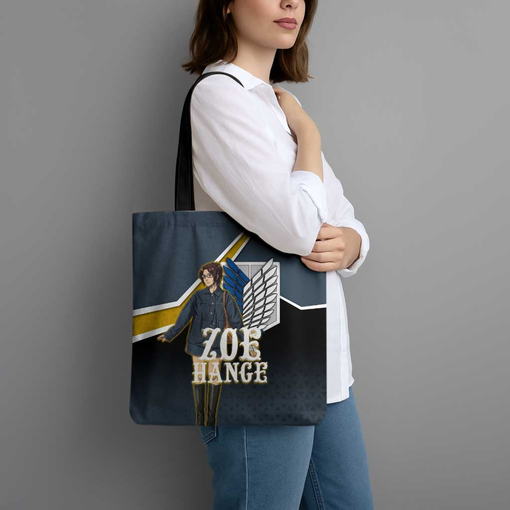 Zoe Hange Attack on Titan Tote Bag Anime Urban Chic Illustration