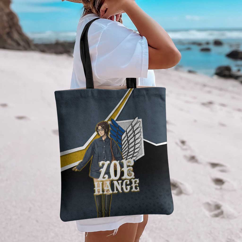 Zoe Hange Attack on Titan Tote Bag Anime Urban Chic Illustration